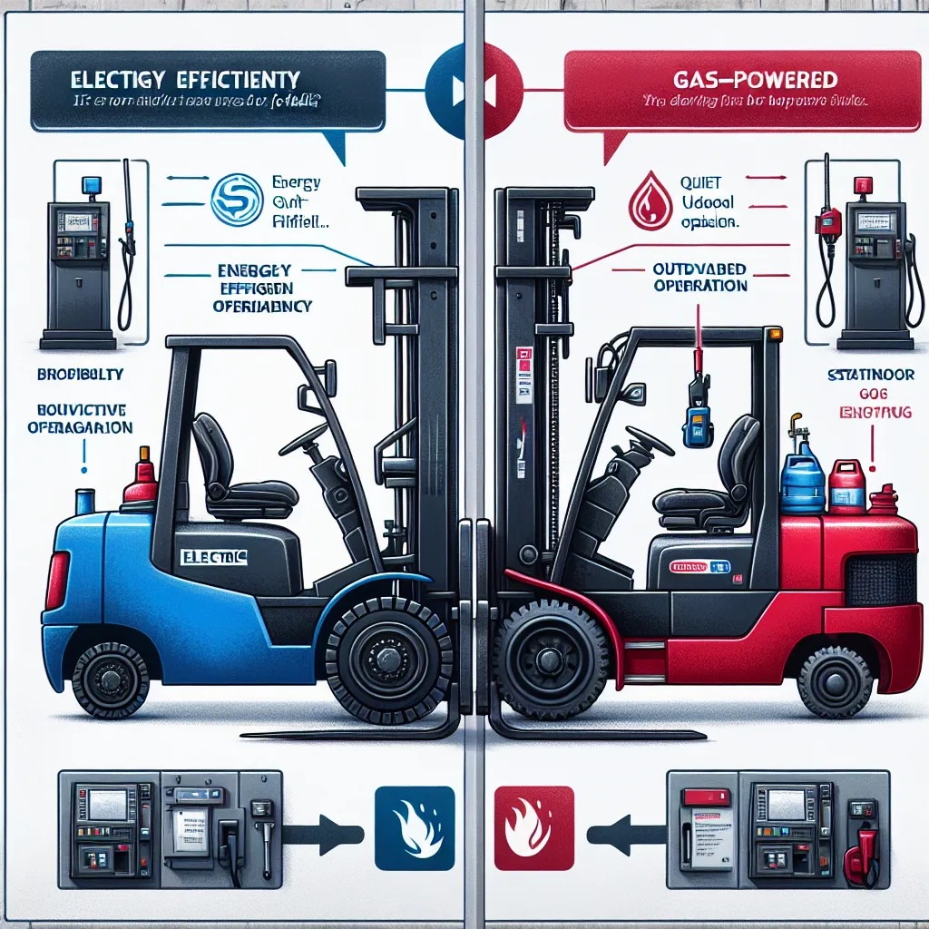 Odkryj różnice między wózkami widłowymi: elektryczne vs. spalinowe